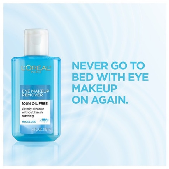 L'Oreal Paris Dermo-Expertise eye makeup remover 4Fl oz 100%Oil free facial new - Picture 2 of 7